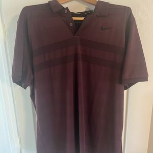 Burgundy Nike Golf Polo!